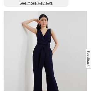 Vince Camuto navy jumpsuit